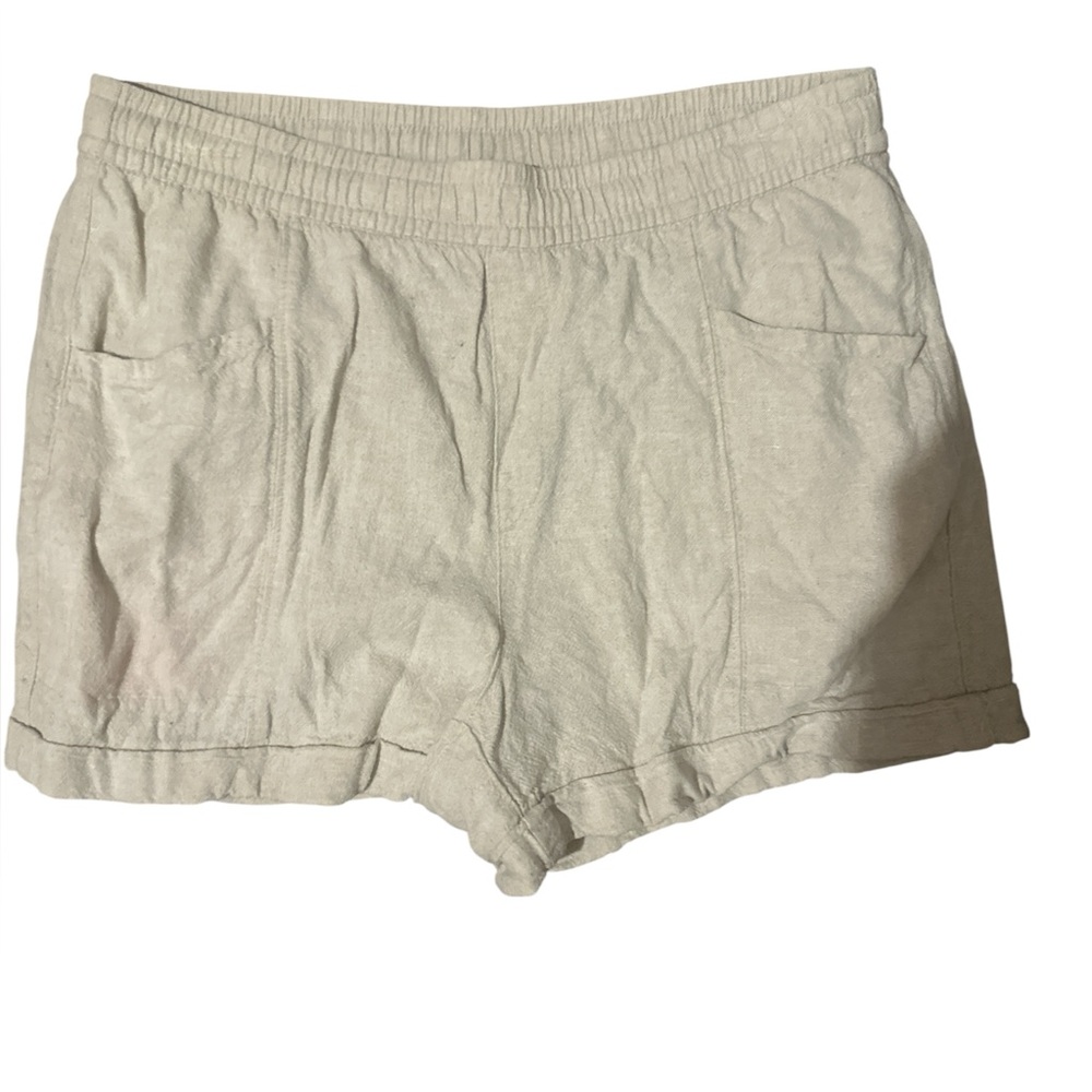Old Navy High-Waisted Linen-Blend Pull-On  Women’s Shorts size small